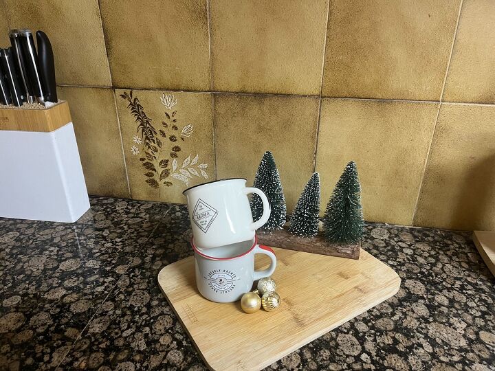 Festive coffee nook ready for some holiday magic