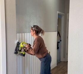 She found the cure to her dull and ugly hallway with this elegant yet easy upgrade