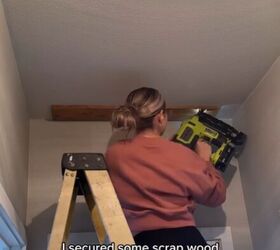 How some wood scraps transformed her hallway for the better