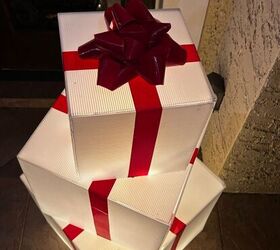 Oversized Light up Christmas Present Decor