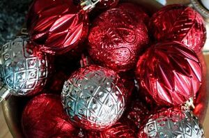 Turn basic ornaments into vintage beauties with this surprising trick