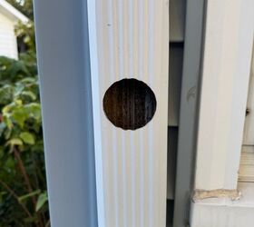 He cut a hole in his downspout for this clever way to save money and water