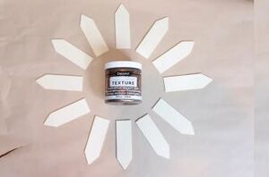 Have you ever seen anyone do this with plant markers before? It's brilliant!