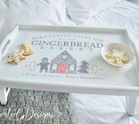 Transform an Ordinary Thrifted Breakfast Tray for the Holidays