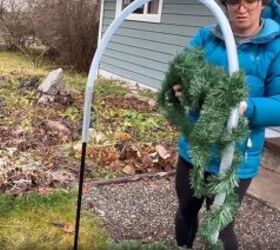 Outdoor holiday archways