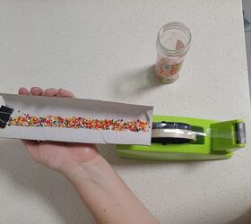 Rainbow sprinkles make this trick come alive!