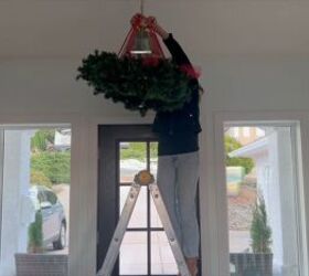 DIY Christmas chandelier project