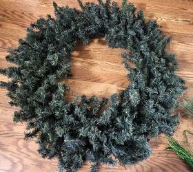 Here's how simple it is to turn a plain wreath into a magazine-worthy stunner