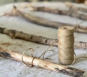 Why she collected sticks from her yard and brought them inside this week