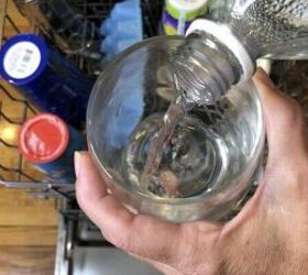 Put a cup of vinegar in your dishwasher for this easy cleaning hack