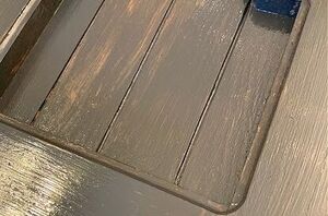 This is a lovely way to use an old cabinet door as decor