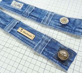 Cut up some old jeans for this sweet gift idea