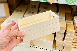 You're going to want to buy a bunch of Dollar Store mini wooden boxes when you see this kitchen idea