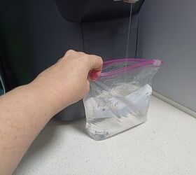 Making crushed ice with ziplock bags