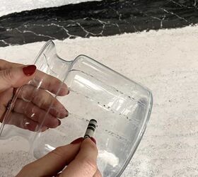 How scribbling all over a glass vase leaves you with surprisingly high-end decor