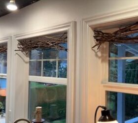 Rustic twig blinds