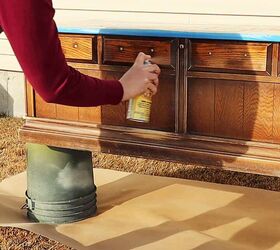 Watch how just the right shade of blue completely changed the vibe of this tired old piece