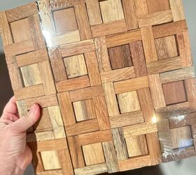 How a few packages of these wood tiles made their bedroom look and feel so high-end