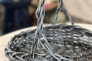 The gorgeous reason she puts a large basket on her countertop