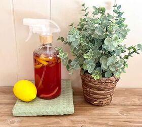 diy rose petal lavender and lemon surface cleaner spray, Surface Cleaner
