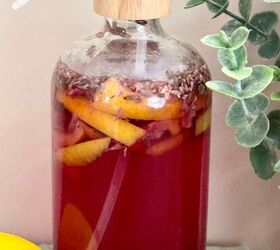 diy rose petal lavender and lemon surface cleaner spray, Surface Cleaner Recipe