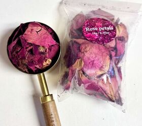 diy rose petal lavender and lemon surface cleaner spray, Add Dried Rose Petals