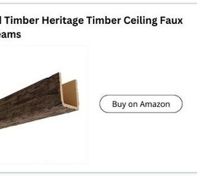 how to diy a faux wood beam