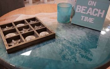 How to Make a Beach-Style Round Epoxy Coffee Table