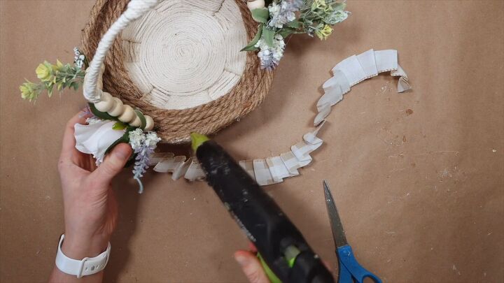 Complete your DIY Easter basket with a ribbon detail