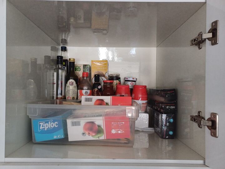 Cabinet decluttering ideas