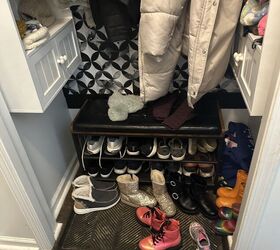 Say goodbye to your cramped entryway with her life-changing trick that adds SO much more storage