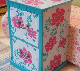 Wooden Filing Cabinet Makeover