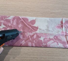 This fabric wrap hides the seams and completes the bow!