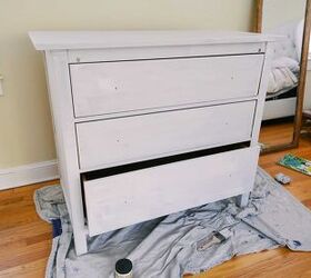 This has got to be the BEST reason to paint a piece of furniture white