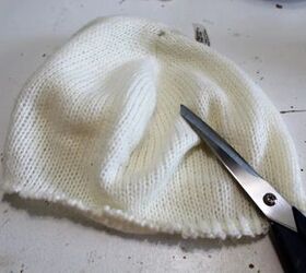 Cut up an old hat for this adorable spring idea