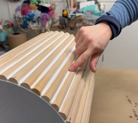 How to Build a Stylish Fluted Bucket Table on a Budget | Hometalk