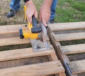 Turn cheap storage into rustic furniture