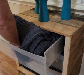 Learn how to frame your drawers with pallet wood