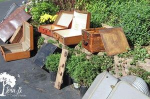 You might want to keep an eye out for vintage suitcases this week