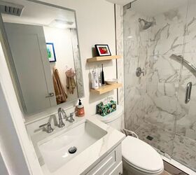 How she transformed her boring bathroom in 3 hours flat