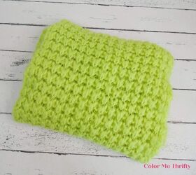 The surprising way she uses an old scarf to beautify her door for spring