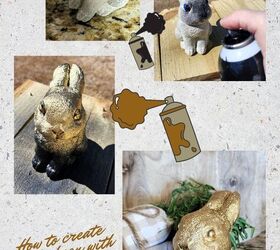 how to use gold spray paint