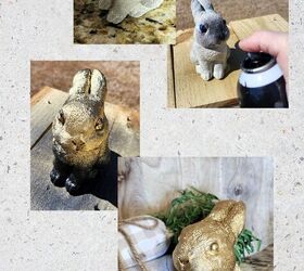 how to use gold spray paint