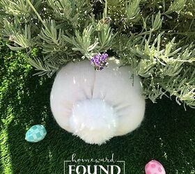 crafting crafting with kids decorating DIY diy decorating spring decorating Easter original designs re purposing seasonal sweaters Sweet Sweater Bunny Tails up cycling tutorial trash to treasure Easter decorating sweater decor