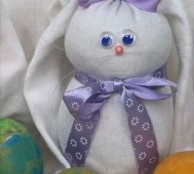 whats the best way to put together an easter basket with a bunny