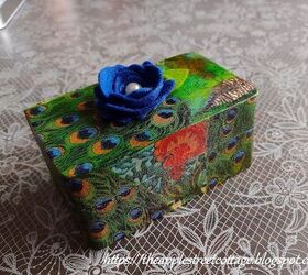 Plain to Pretty: A Wood Trinket Box Makeover