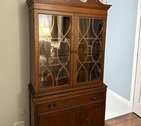 Who knew that all this vintage China cabinet needed was this stunning chalk paint makeover?