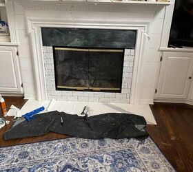 The cheap way to make the area around your fireplace more interesting