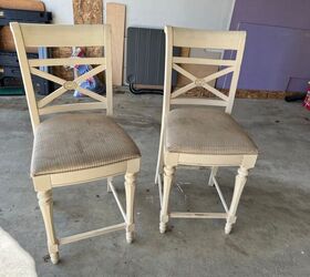 She brought these old chairs into the 21st century with this easy afternoon project
