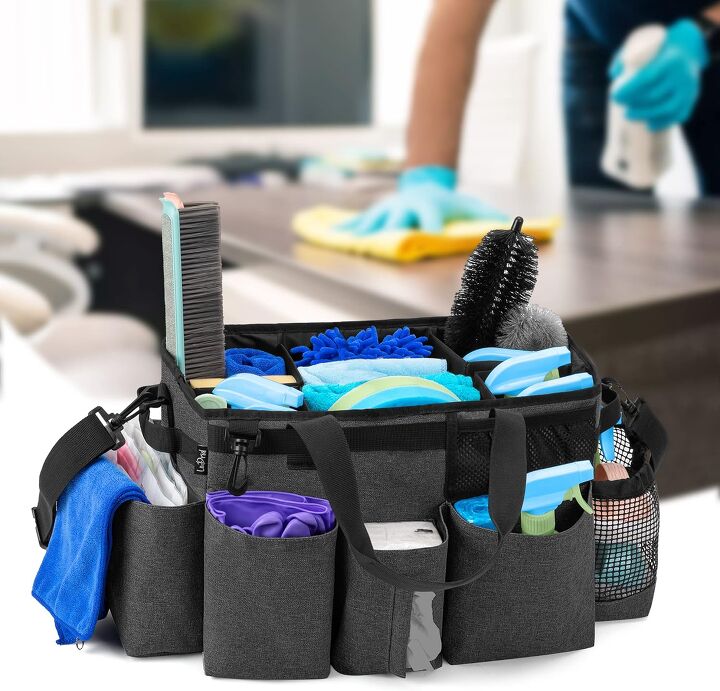 Boczif Schoonmaak Caddy Bag Wearable, Cleaning Caddy Supplies Organizer Boczif Schoonmaak Caddy Bag Wearable, Cleaning Caddy Supplies Organizer